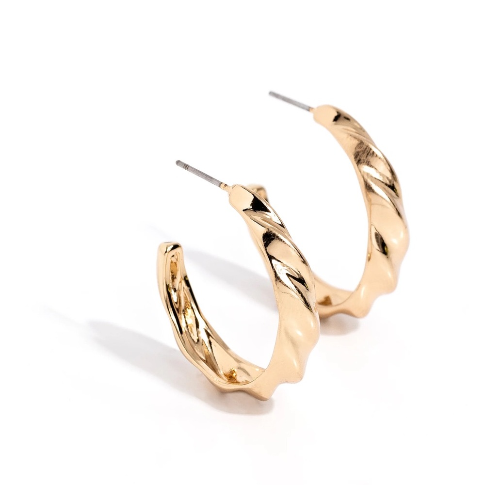 Elegant Gold Hoop Earrings
